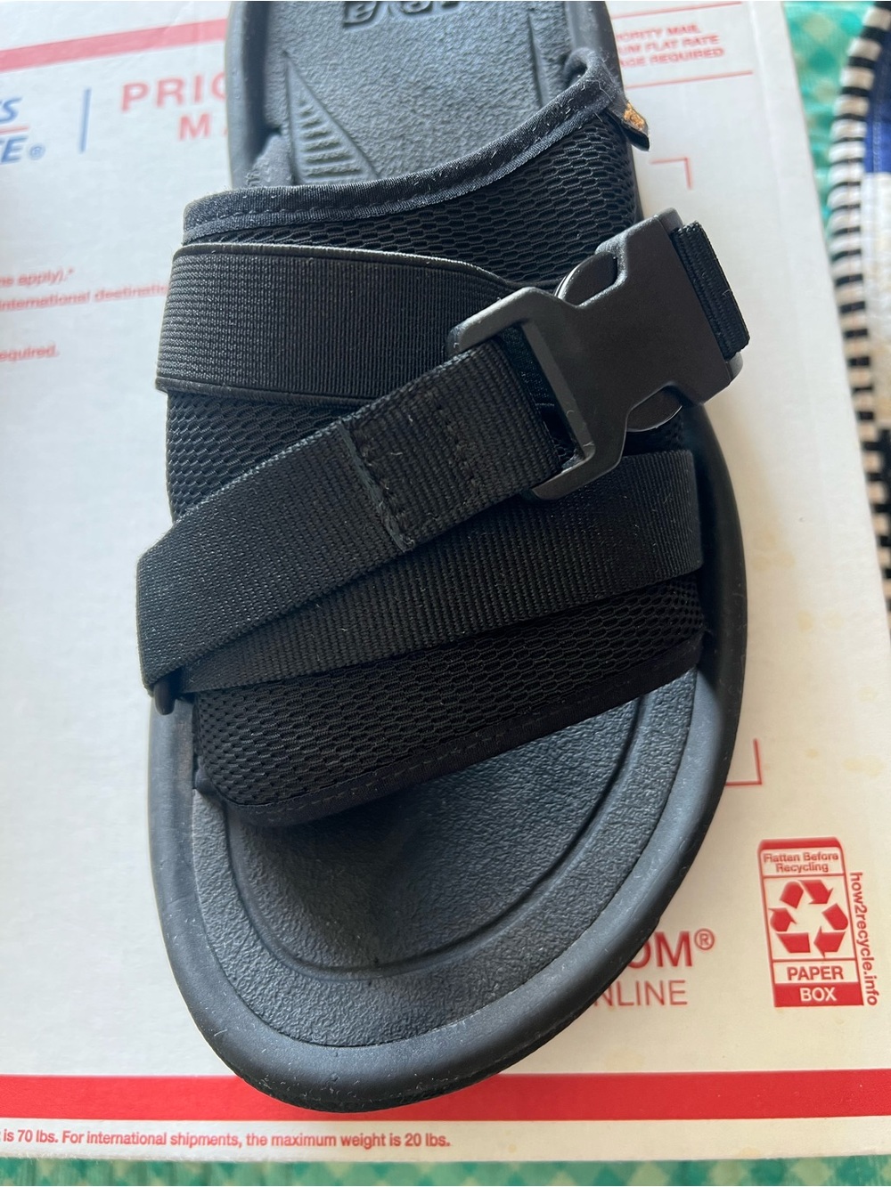 Teva Hurricane Verge Slide Women’s Size 9 Black Buckle Mesh Swim Beach Outdoor - Picture 5 of 8